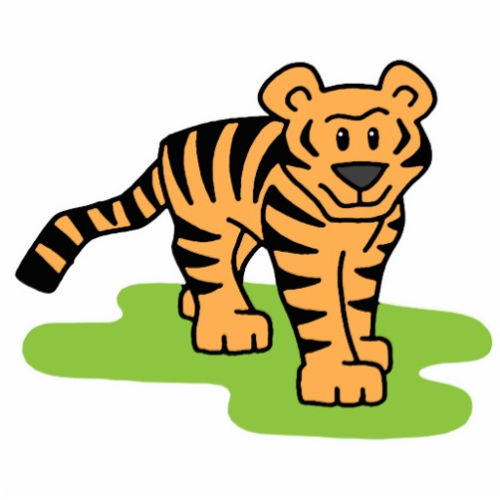Cartoon tiger clip art