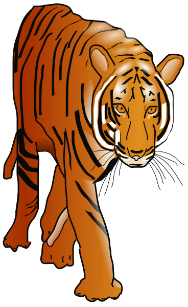 Free tiger clipart 1 page of public domain clip art