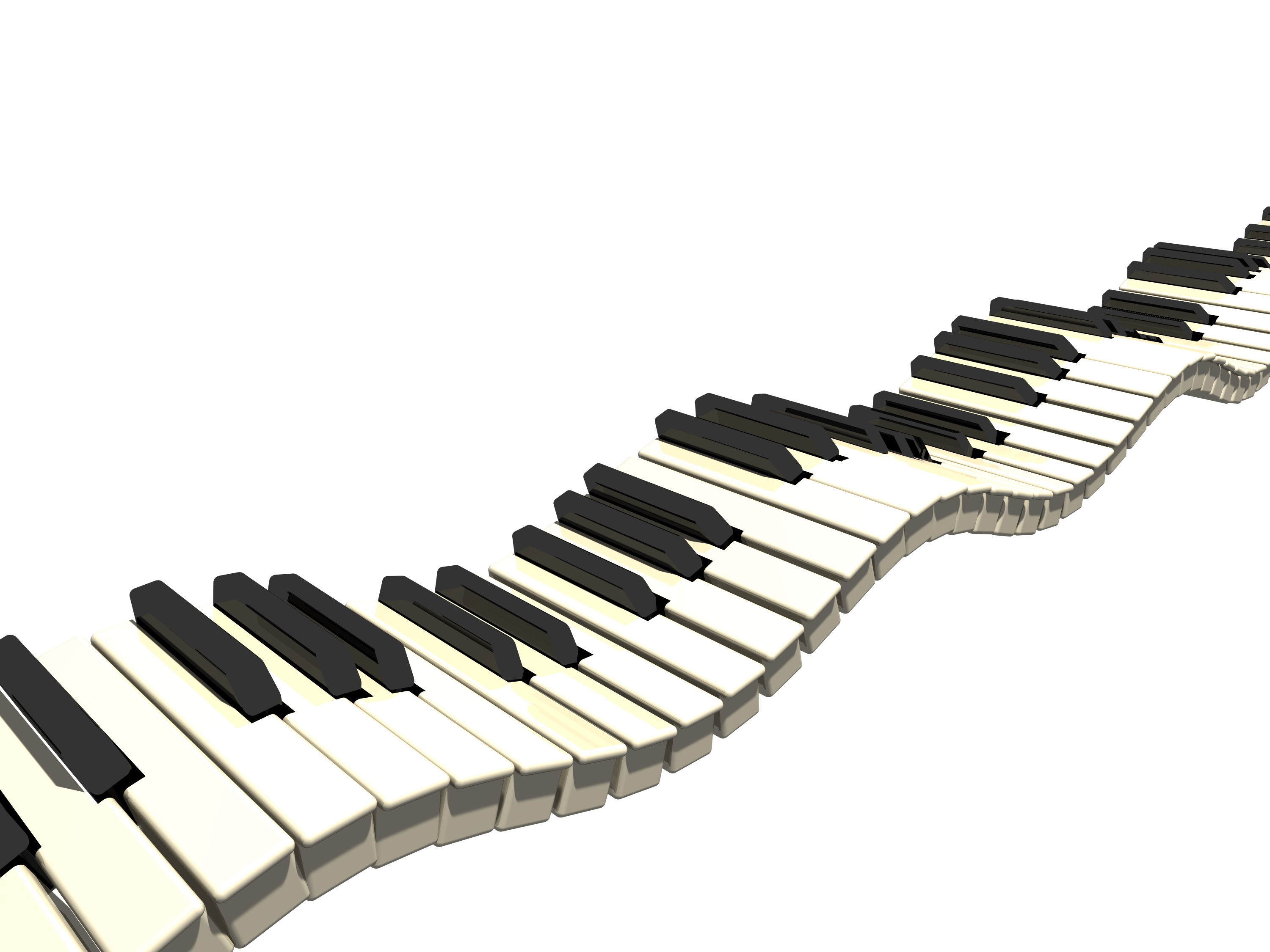 Images of keys on piano clipart