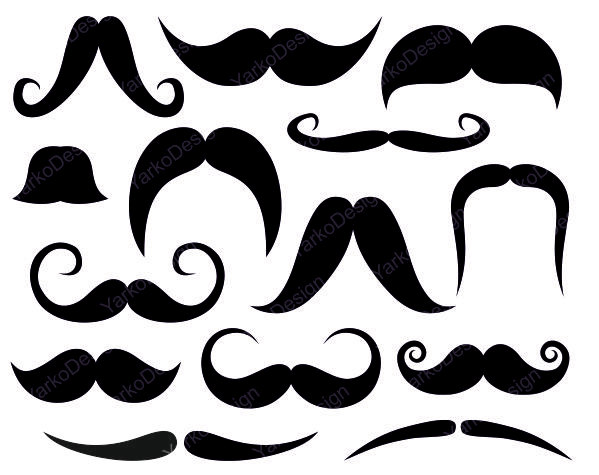 Mustache clip art