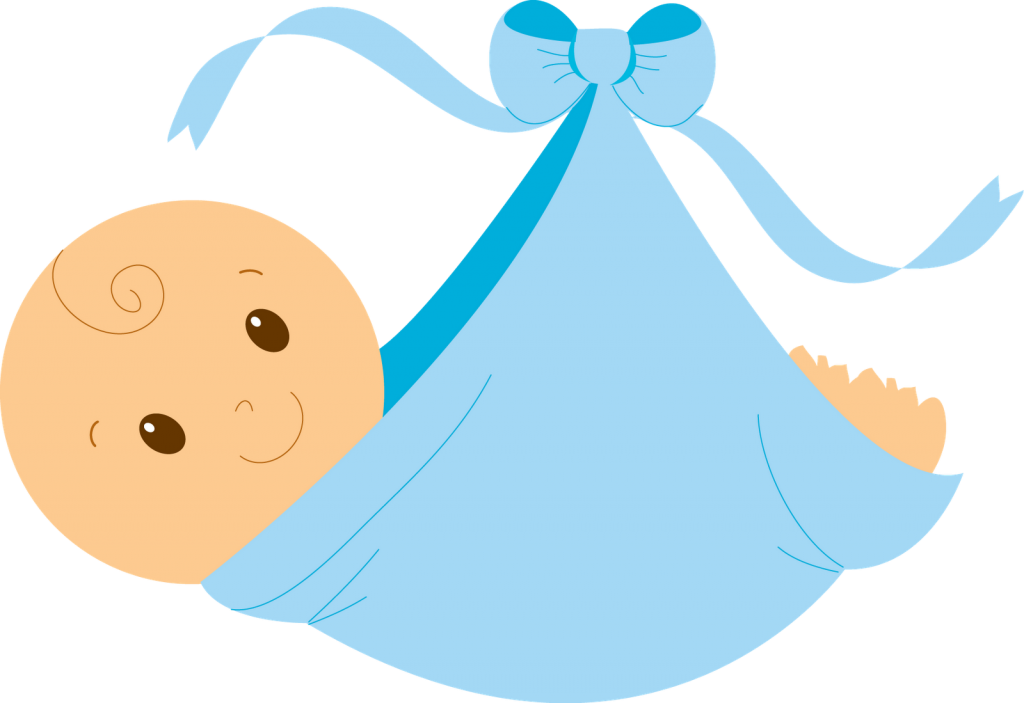 New baby boy clipart