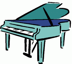 Piano regular clip art music instruments