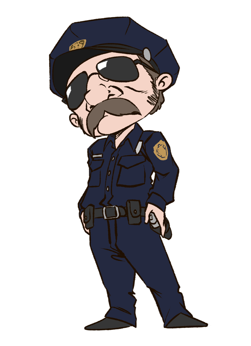 Police officer clip art  4