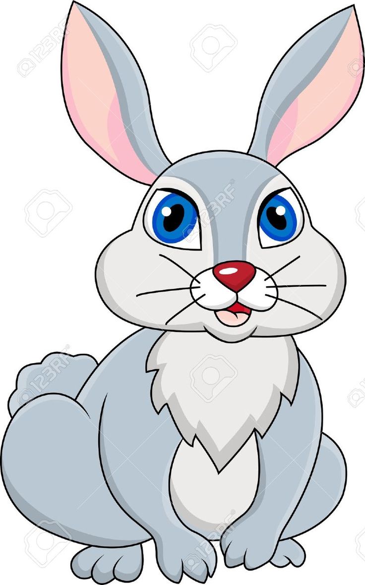 Rabbit cartoon royalty free cliparts vectors and stock