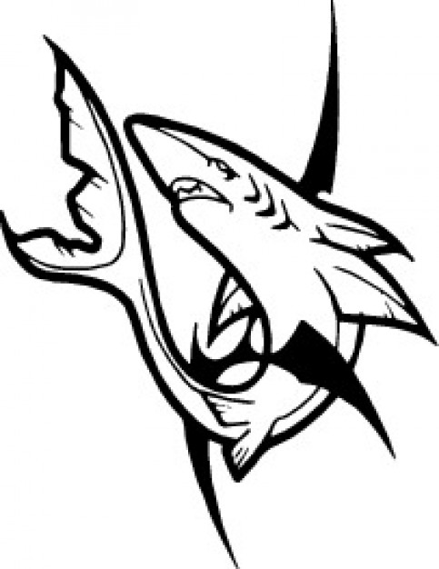 Shark clipart vector free download