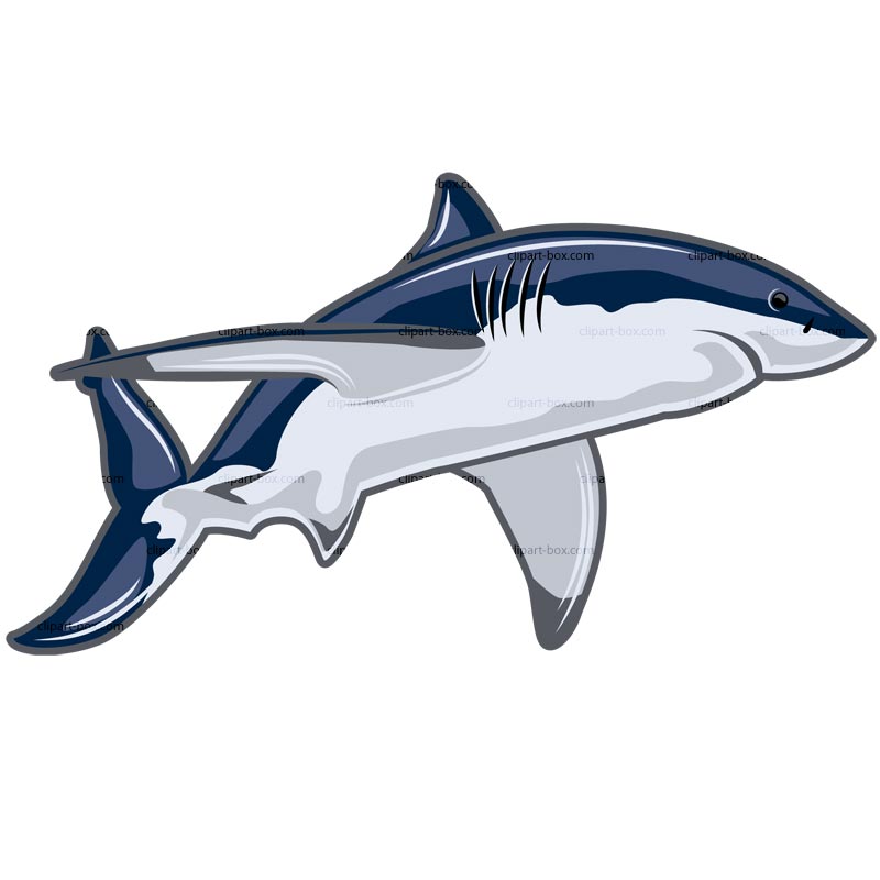 Shark sting ray clip art