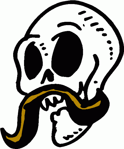 Skull with mustache clipart clipart skull with mustache clipart