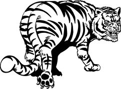Tiger clip art royalty free 6 tiger clipart vector