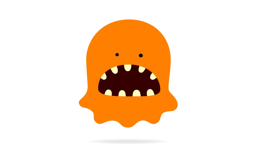 Big mouth monster clipart