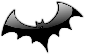 Black bat clip art at vector clip art online royalty