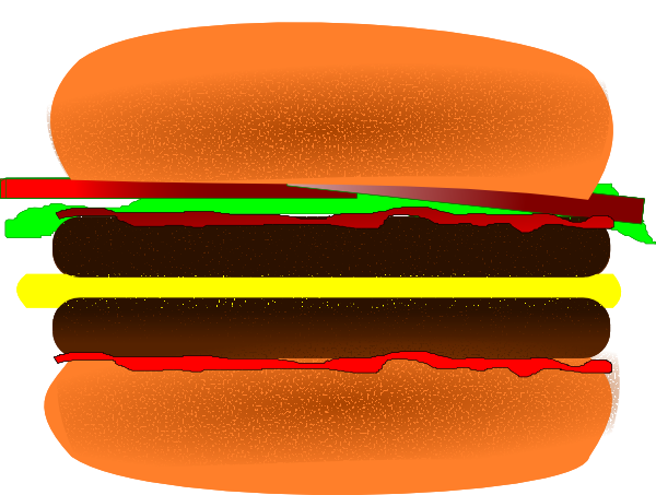 Hamburger clip art at vector clip art online royalty 2