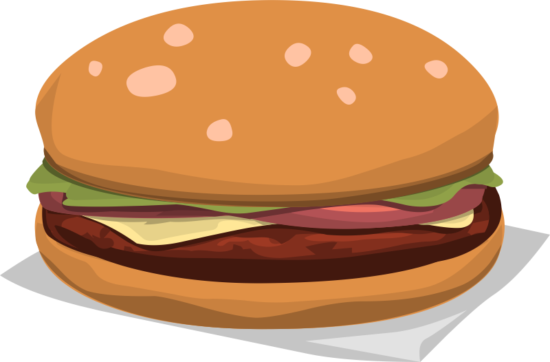 Hamburger food clip art  2
