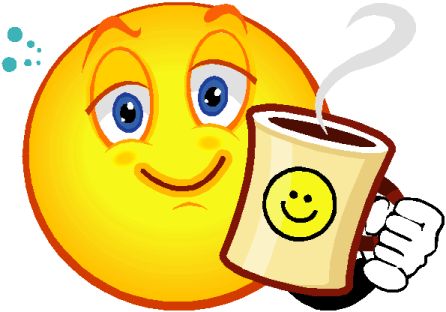 Happy face coffee smiley face clipart