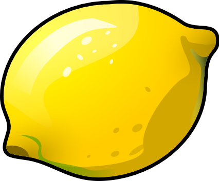 Lemon fruits clip art 