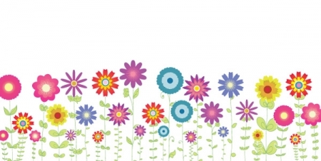 Spring flowers graphics