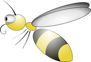 Bee clip art free vector in open office drawing svg svg 2