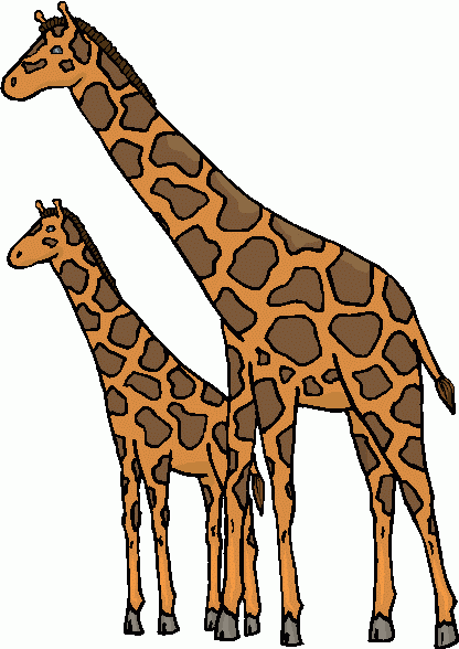 Clip art giraffes clipart