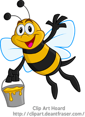 Clip art hoard honey bee clipart