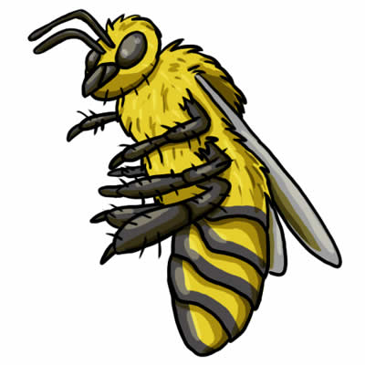 Free bee clip art drawings and colorful images 2