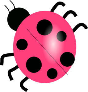 Pink ladybug clip art vector clip art online royalty free