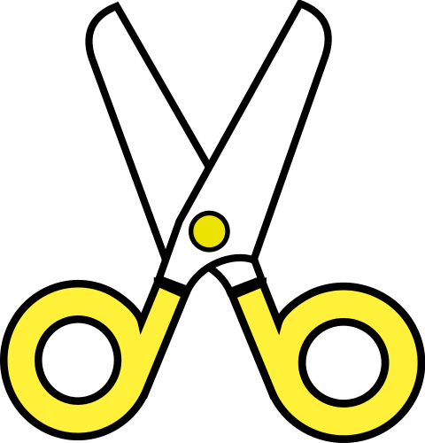 Scissors clip art 9