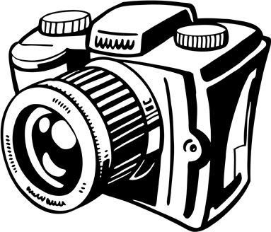 Black and white camera clip art google search art inspiration