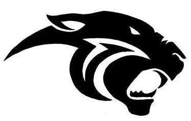 Black panther logo clipart