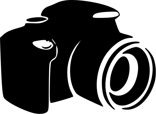 Camera clip art logo