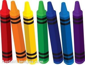 Crayons cliparts