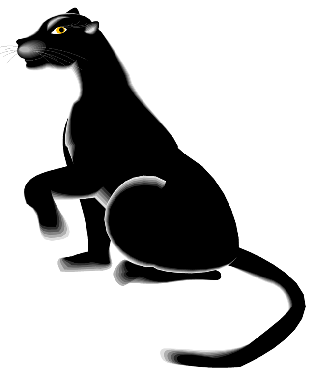 Free panther clipart 2