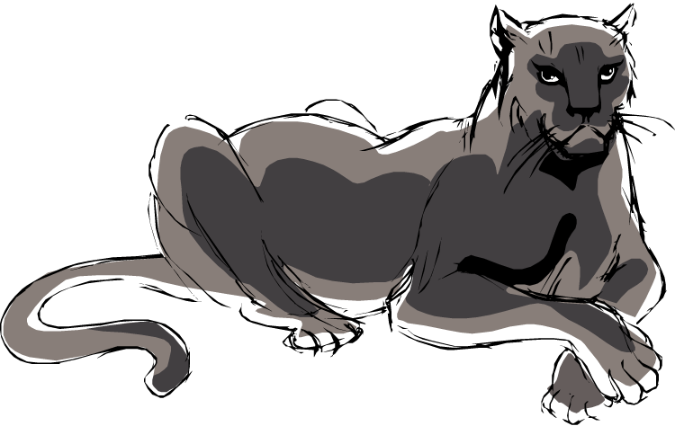 Free panther clipart