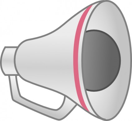 Megaphone clip art free vector in open office drawing svg svg 2
