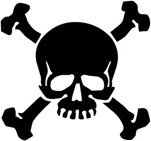 Skull and crossbones clip art 3 fashion and dresses