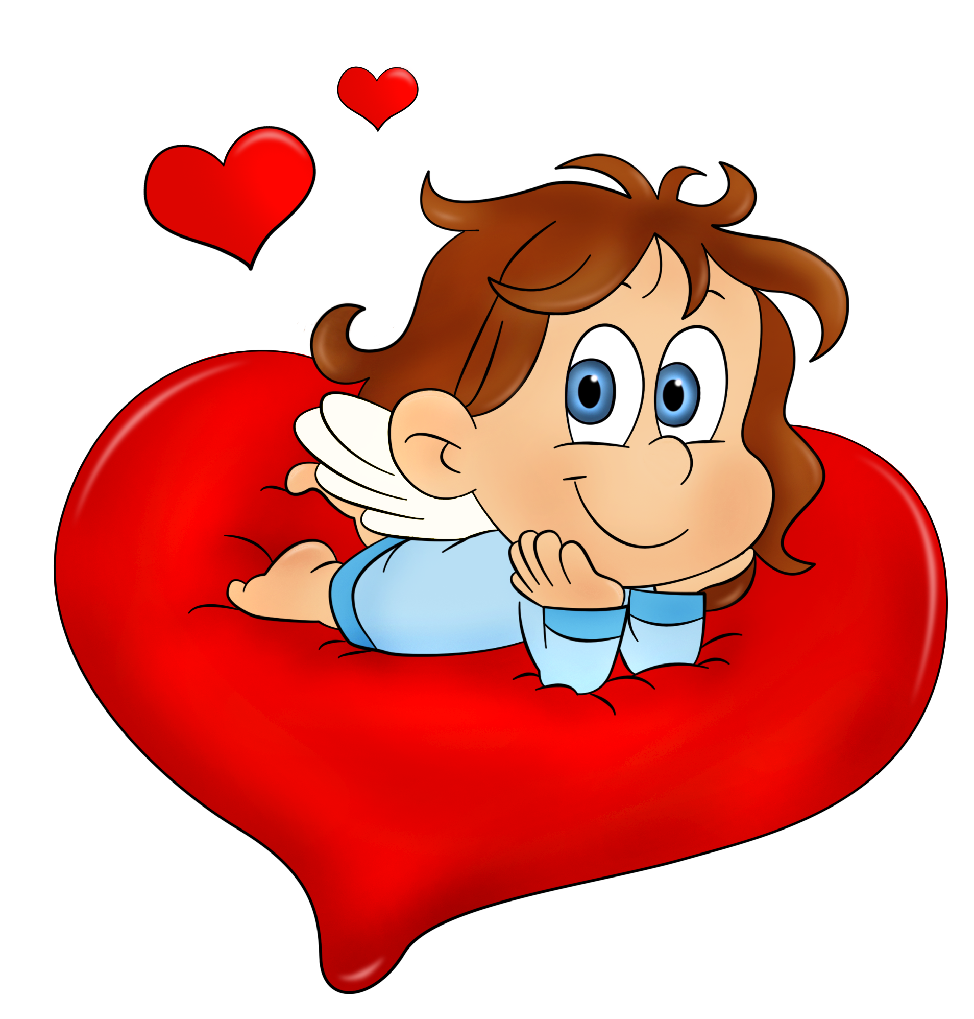 Valentine cute angel clipart picture 0