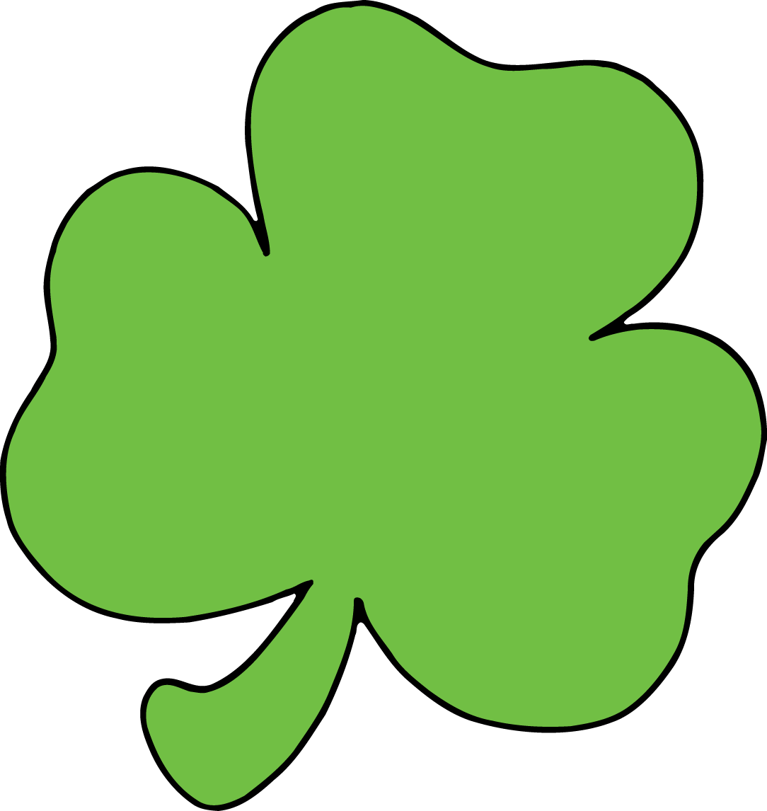 Shamrock month by month clip art
