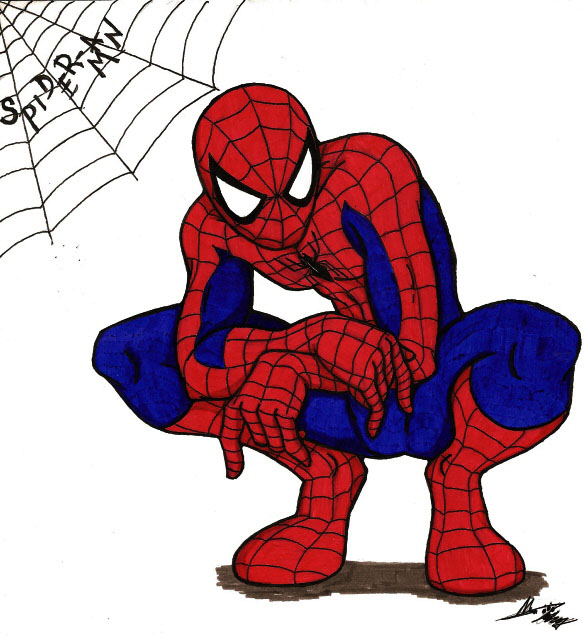 Spiderman clip art clipart