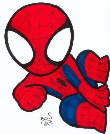 Spiderman minis chibi fans and deviantart