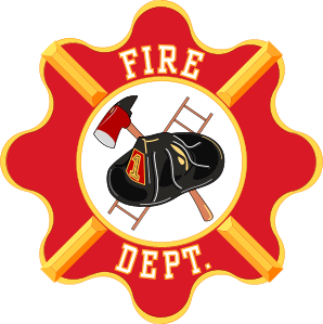 Firefighter vector clip art
