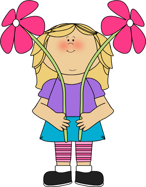 Flower girl clip art flower girl image
