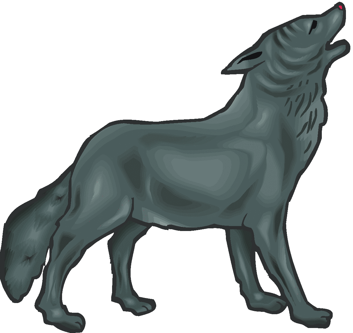 Free wolf clipart