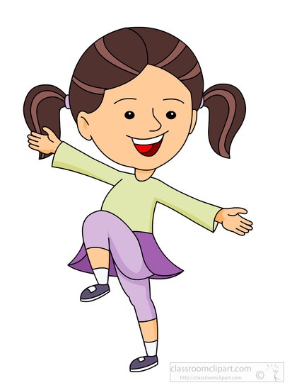 Girl free dance clipart clip art pictures graphics illustrations