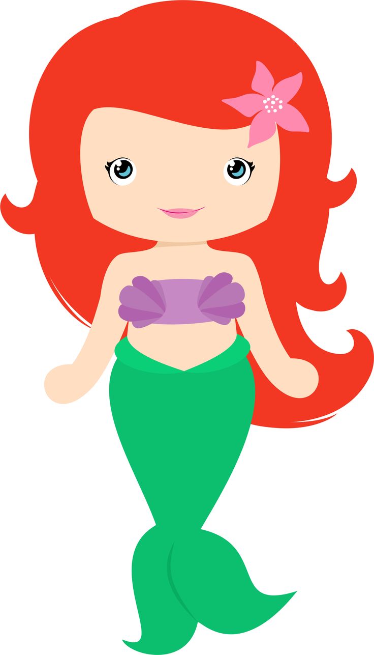 Mermaid pequena sereia on princess disney super hero theme