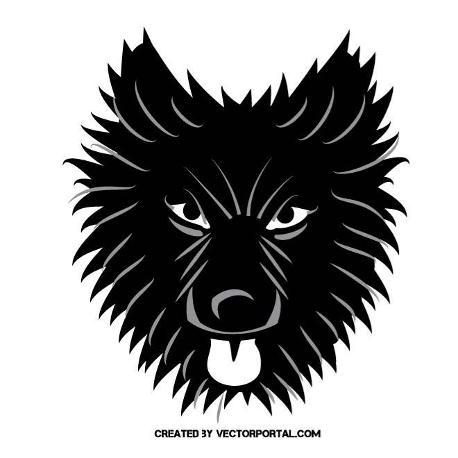 Wolf vector clip art download at