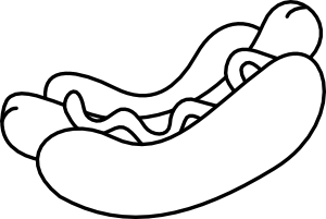 Hot dog hotdog clip art at vector clip art online royalty