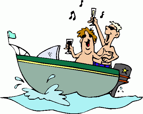 Pontoon boat clip art