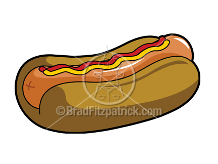 Royalty free hot dog stock illustration cartoon hot dog