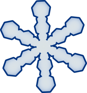 Simple snowflake clip art at vector clip art online
