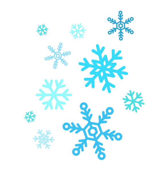Snowflakes clip art 