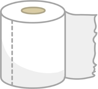 Toilet roll clipart