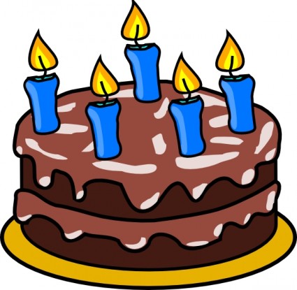 Birthday cake clip art free vector in open office drawing svg 8